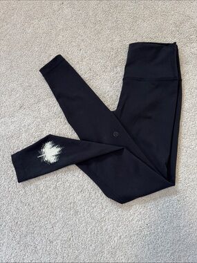 lululemon Wunder Train Team Canada Olympic Tights Black Sz6